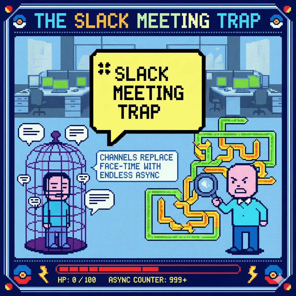 The Slack Meeting Trap: How Channels Replace Face-Time With Endless Async